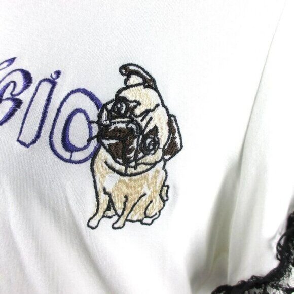 Colin Locascio Tannie Novelty T-Shirt Feminine Size L $110 - Picture 7 of 13